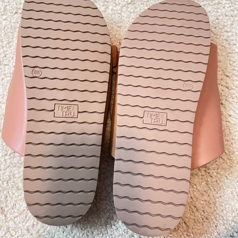Time And Tru Slides. Size 10. Never Worn - image 3